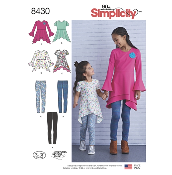 Simplicity 8430K5 snitmønster