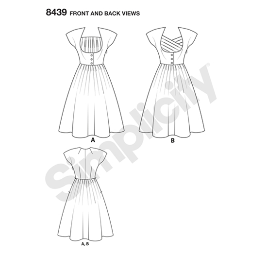 Simplicity 8439AA snitmønster