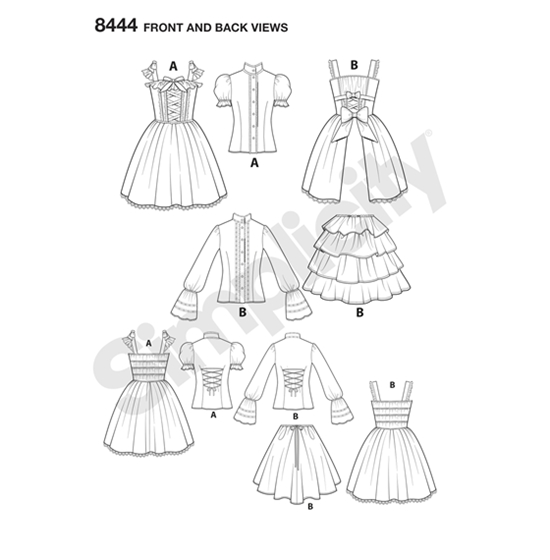 Simplicity 8444P5 snitmønster