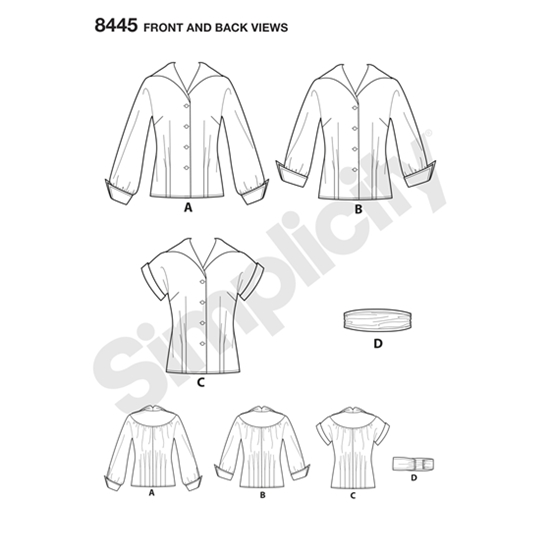 Simplicity 8445U5 snitmønster