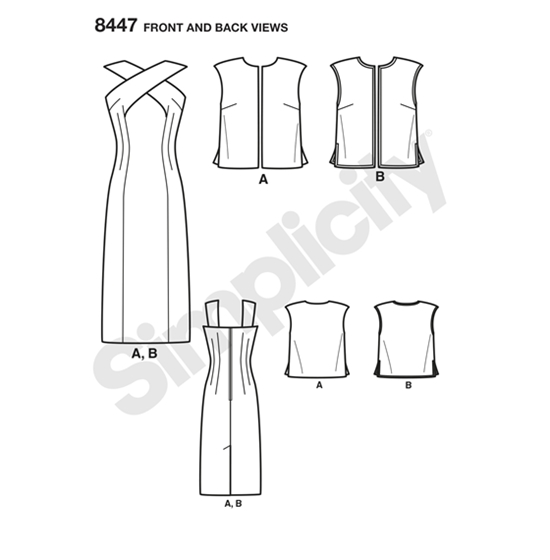 Simplicity 8447U5 snitmønster