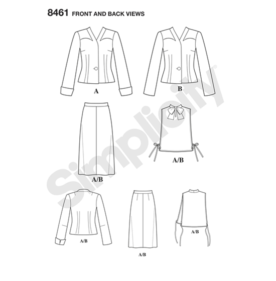 Simplicity 8461BB snitmønster