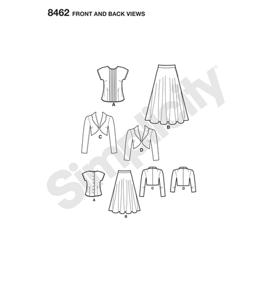 Simplicity 8462H5 snitmønster