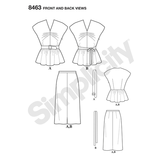 Simplicity 8463H5 snitmønster