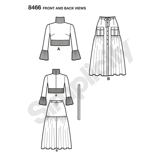 Simplicity 8466H5 snitmønster