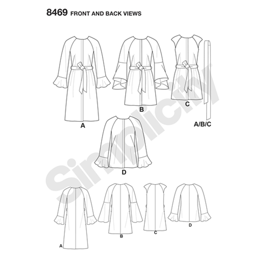 Simplicity 8469D5 snitmønster