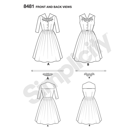 Simplicity 8481BB snitmønster