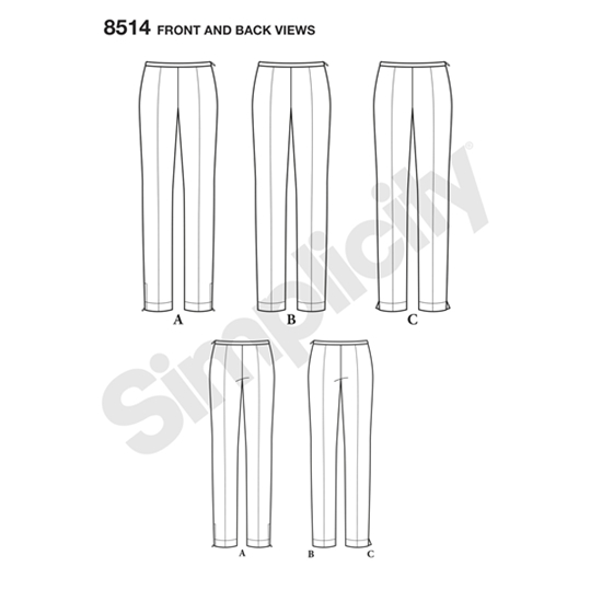 Simplicity 8514H5 snitmønster