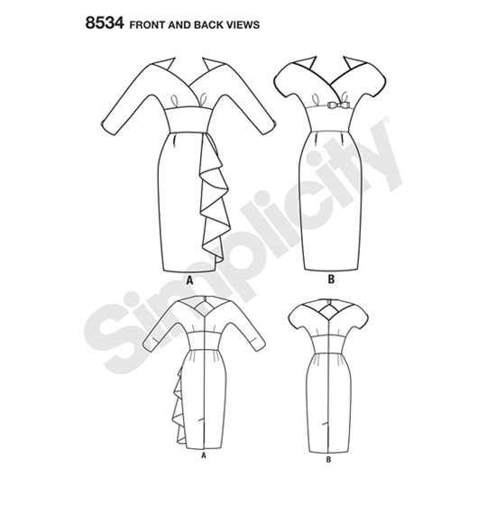 Simplicity 8534H5 snitmønster