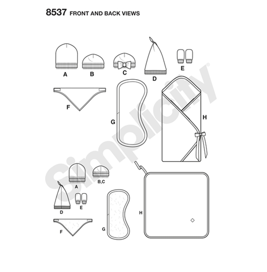 Simplicity 8537OS snitmønster